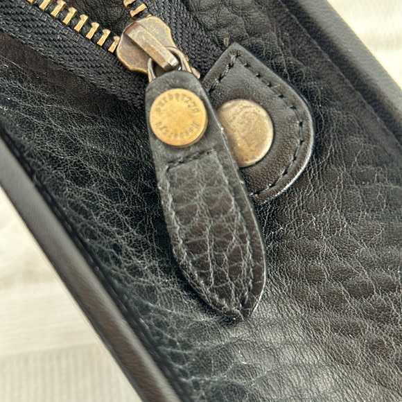 Burberrys Clutch Bag Leather Black vintage - Picture 9 of 16